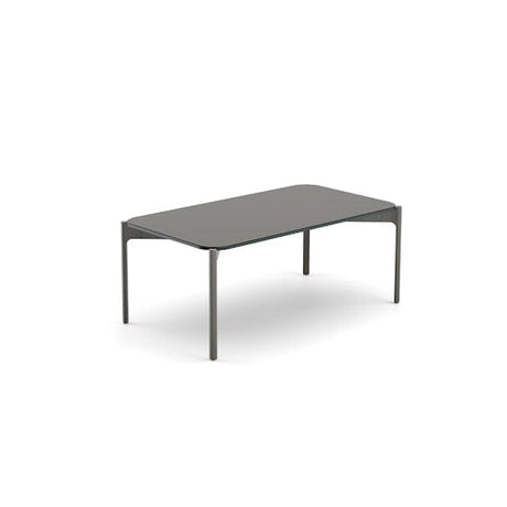 Dedon Izon Set Coffee Table 90x50cm, avec plateau HPL en Black Pepper Black Pepper 317 