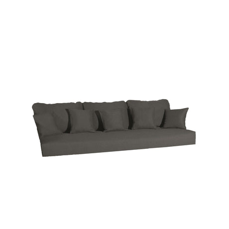 Diphano Newport Set de coussins pour Canapé Lounge 3 places (1x assise + 3x dossier + 5x déco) 