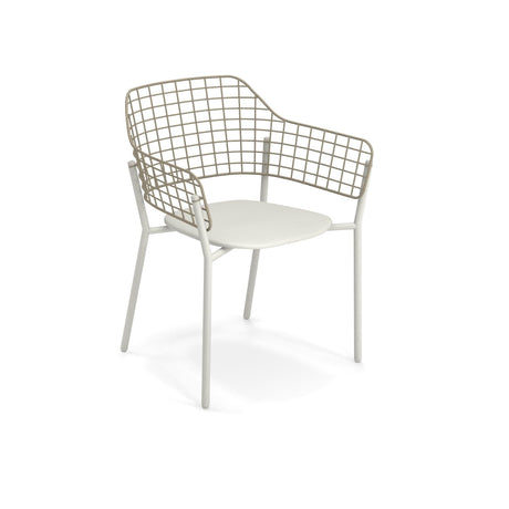 Emu 616 Lyze Fauteuil Matt White 23 / Taupe 71 