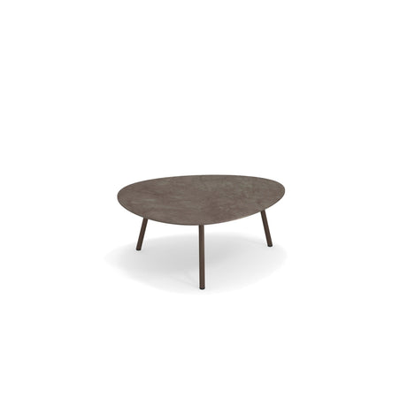 Emu 733 Terramare Structure Table basse Moyenne 75x70cm, plateau en sus Indian Brown 41 