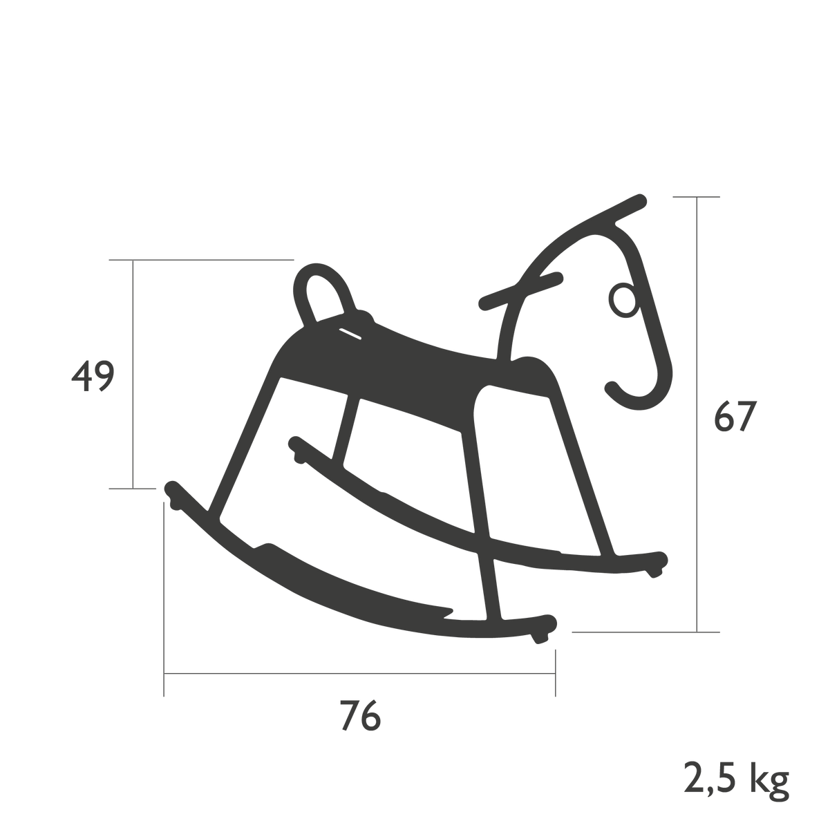 Fermob Adada Cheval à bascule 