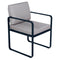 Fermob Bellevie Fauteuil Repas 2022 Bleu abysse 92 Gris flanelle 79 