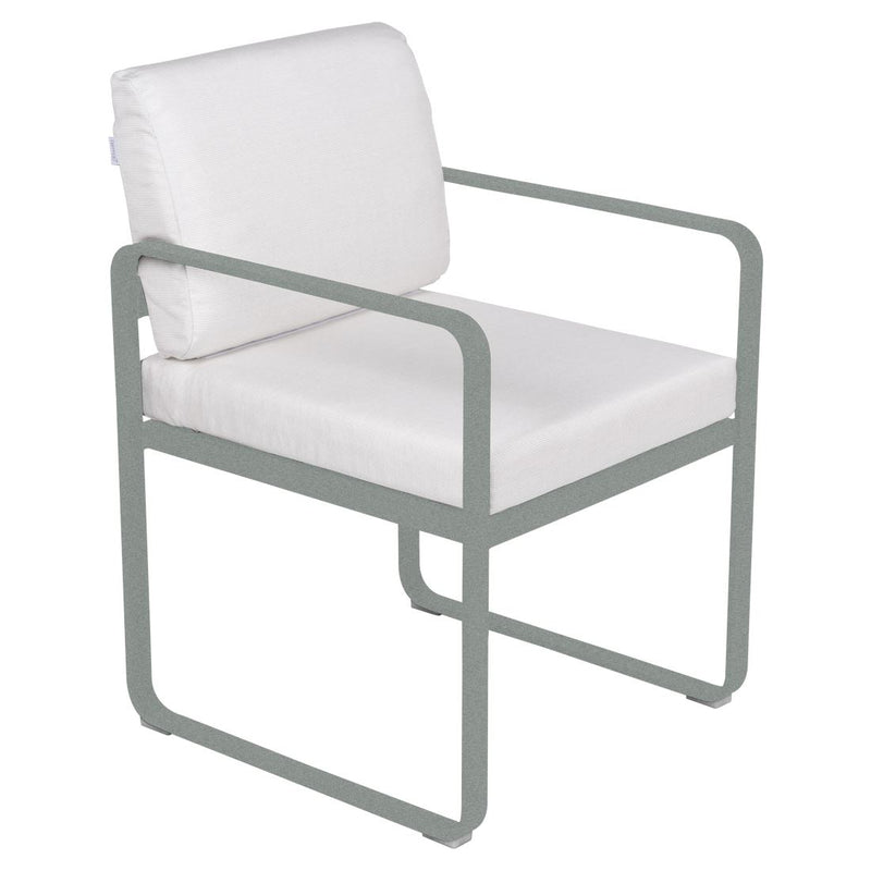 Fermob Bellevie Fauteuil Repas 2022 Gris lapilli C7 Blanc grisé 81 