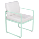 Fermob Bellevie Fauteuil Repas 2022 Menthe glaciale A7 Blanc grisé 81 