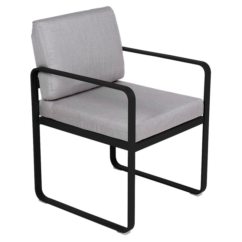 Fermob Bellevie Fauteuil Repas 2022 Réglisse 42 Gris flanelle 79 