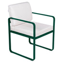 Fermob Bellevie Fauteuil Repas 2022 Vert cèdre 02 Blanc grisé 81 