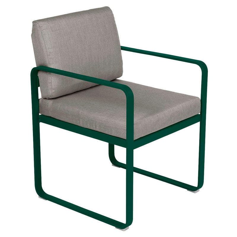 Fermob Bellevie Fauteuil Repas 2022 Vert cèdre 02 Taupe grisé B8 