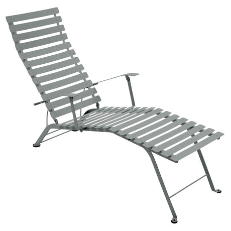 Fermob Bistro Chaise longue Gris lapilli C7 