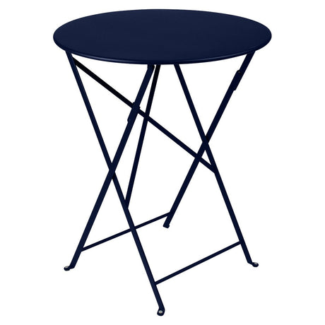 Fermob Bistro Table ø 60cm Bleu abysse 92 