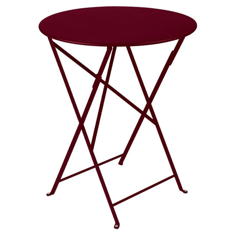 Fermob Bistro Table ø 60cm Cerise noire B9 