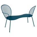 Fermob Lorette Banquette Conversation Bleu acapulco 21 