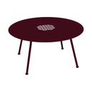 Fermob Lorette Table basse Ø 80cm Cerise noire B9 