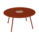 Fermob Lorette Table basse Ø 80cm Ocre rouge 20 