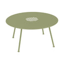 Fermob Lorette Table basse Ø 80cm Vert tilleul 65 