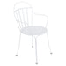 Fermob Louvre Fauteuil Blanc coton 01 