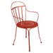 Fermob Louvre Fauteuil Ocre rouge 20 