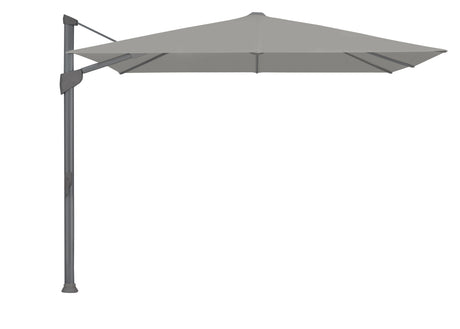 Glatz Parasol Fortano, pieds pivotant en sus 400x300cm Alu laqué anthracite 420 Smoke