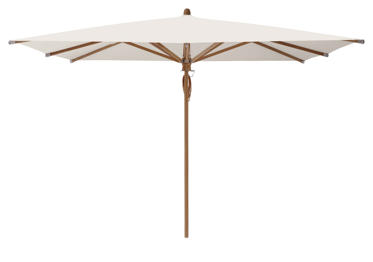 Glatz Parasol Teakwood 330x330cm 453 Vanilla 