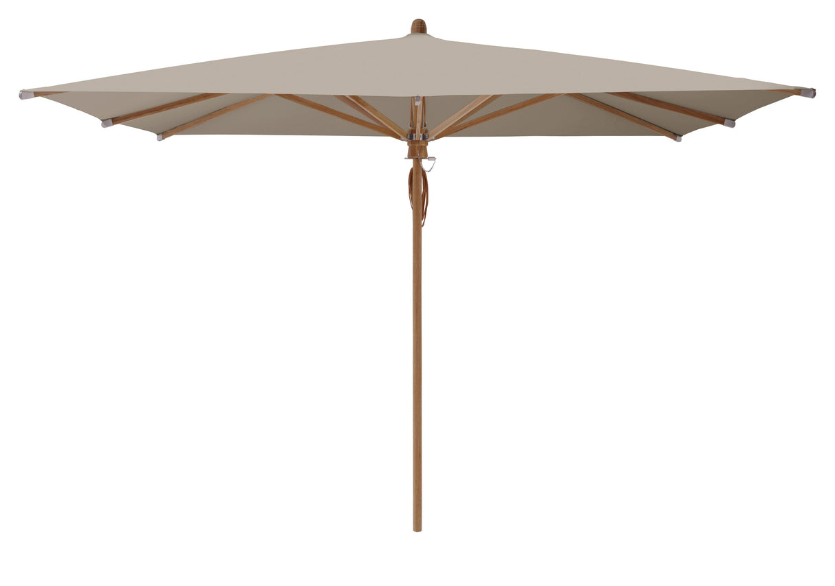 Glatz Parasol Teakwood 330x330cm 605 Clay 