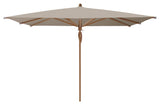 Glatz Parasol Teakwood 330x330cm 605 Clay 