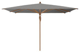 Glatz Parasol Teakwood 330x330cm 684 Urban Shadow 