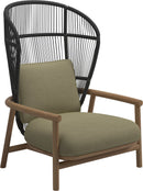 Gloster Fern High Back Fauteuil club - Lounge Chair Haut dossier 