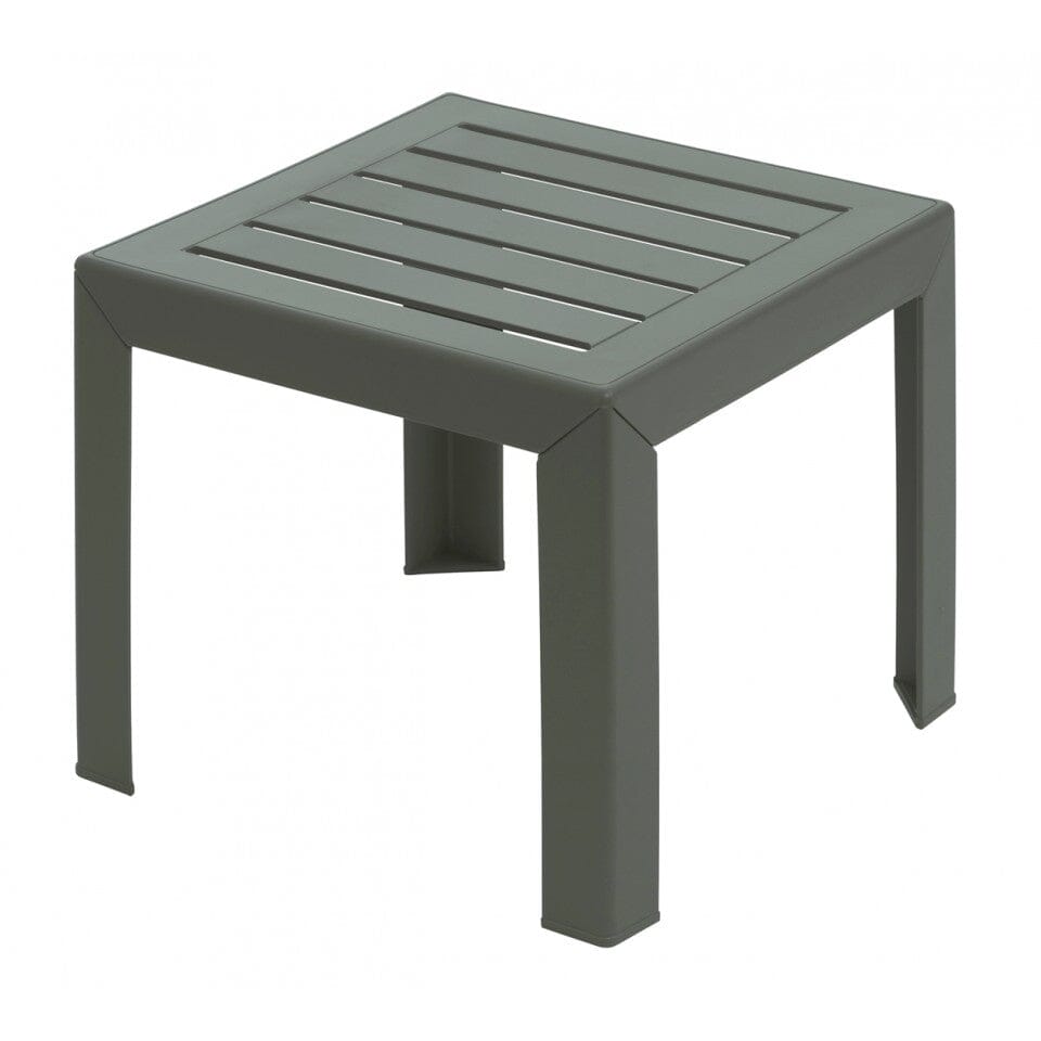 Grosfillex Miami Table basse 40x40cm H:35cm en résine Forest green 