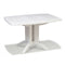 Grosfillex Vega Table repas rabattable 118x77cm Blanc 