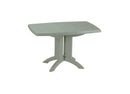 Grosfillex Vega Table repas rabattable 118x77cm Vert Tender 