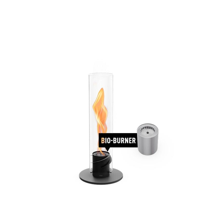 SPIN 90/120 Bioethanol freestanding Borosilicate glass fireplace By höfats