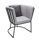 Mazuvo Corner Fauteuil Club Lounge avec coussins 