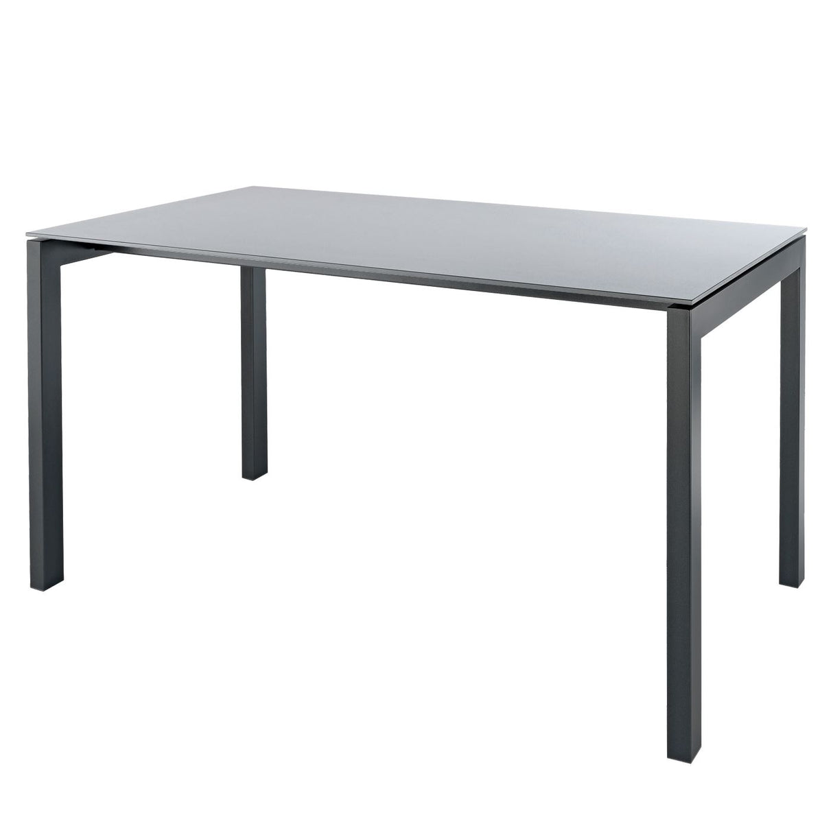 Schaffner Luzern table repas 220x100cm Anthracite 77 Gris Argent 78 