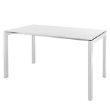 Schaffner Luzern table repas 220x100cm Blanc 90 Blanc 90 