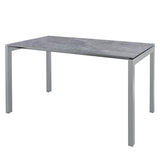 Schaffner Luzern table repas 220x100cm Gris argent 78 Déco Béton dd 