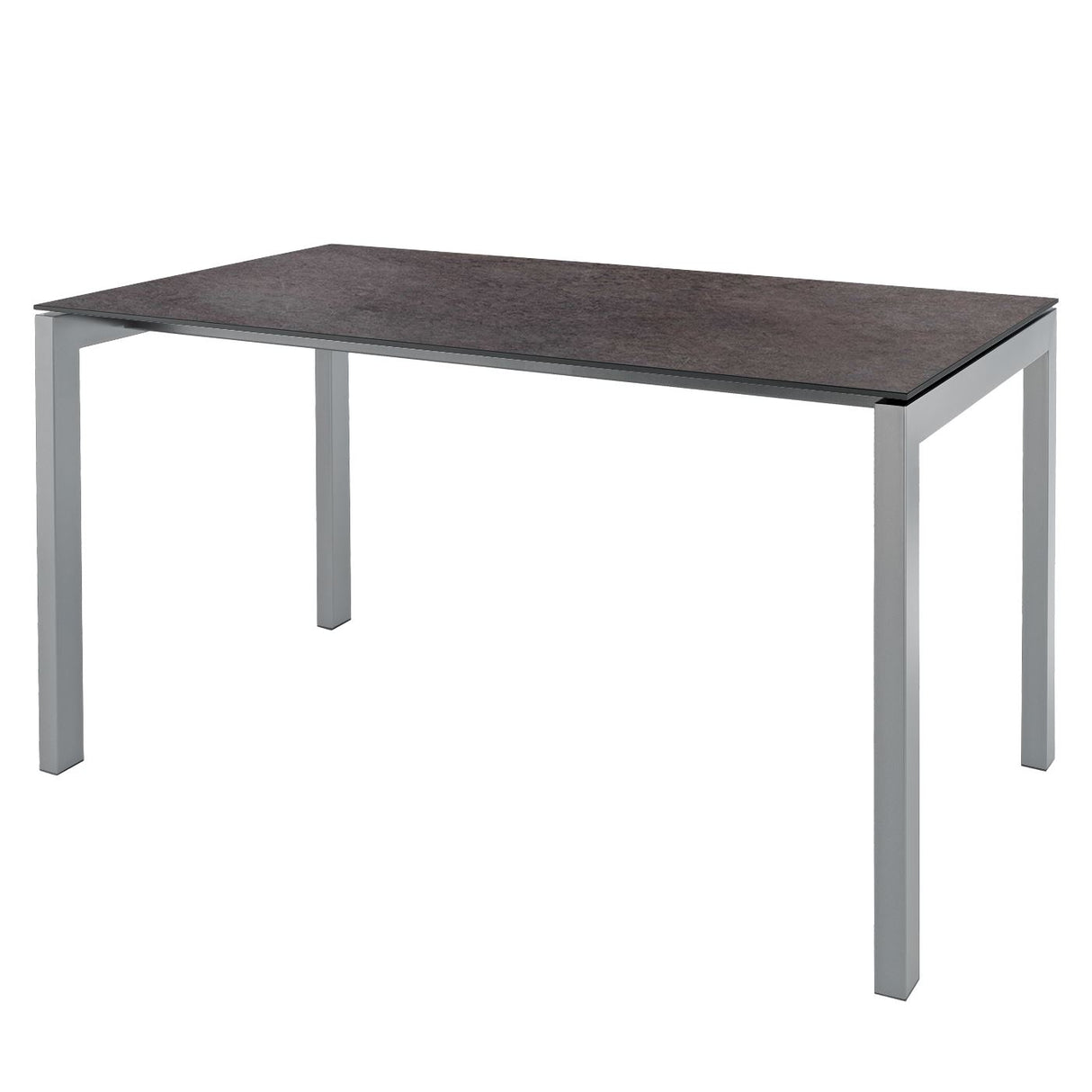 Schaffner Luzern table repas 220x100cm Gris argent 78 Déco Cooperfield dc 