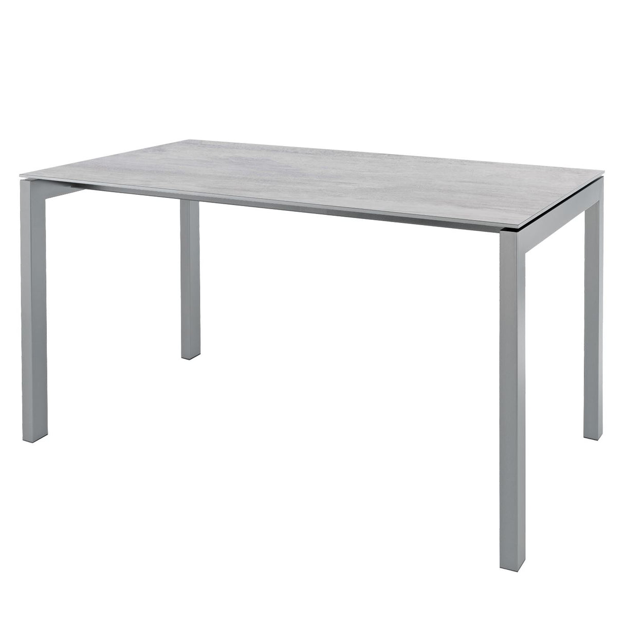 Schaffner Luzern table repas 220x100cm Gris argent 78 Déco Stromboli Clair db 