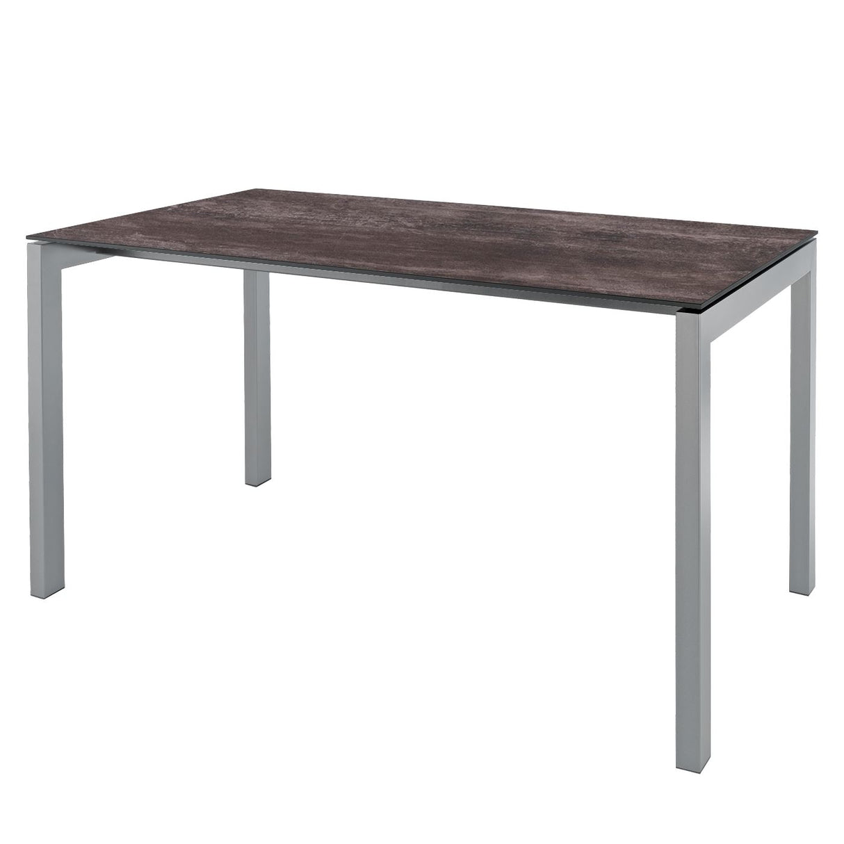 Schaffner Luzern table repas 220x100cm Gris argent 78 Déco Stromboli Foncé da 