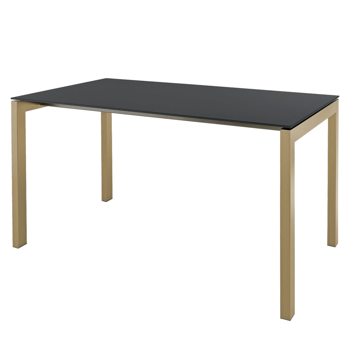 Schaffner Luzern table repas 220x100cm Marron Pastel 83 Anthracite 77 