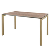 Schaffner Luzern table repas 220x100cm Marron Pastel 83 Déco Chêne de 