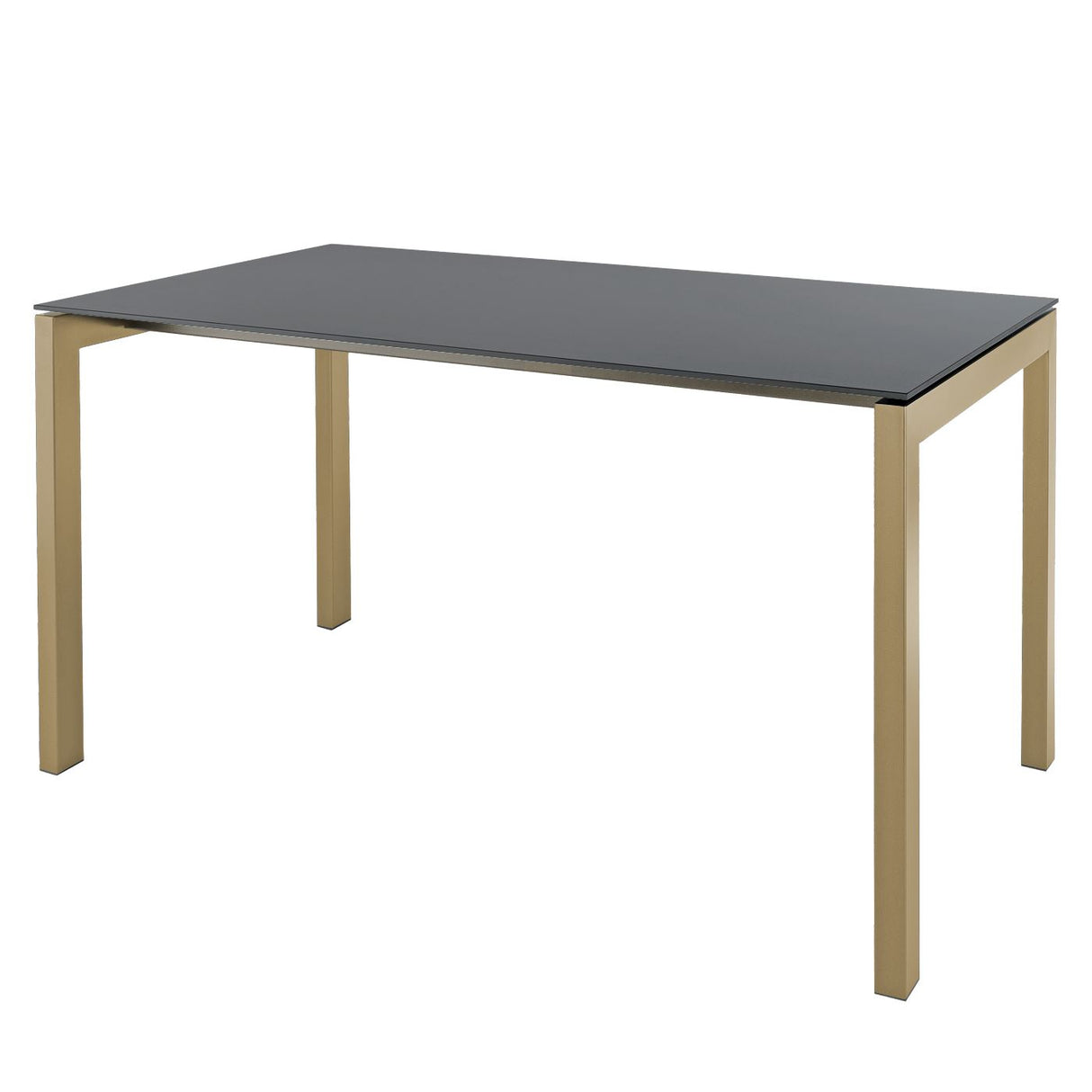 Schaffner Luzern table repas 220x100cm Marron Pastel 83 Graphite 73 