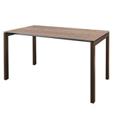 Schaffner Luzern table repas 220x100cm Moka 88 Déco Chêne de 