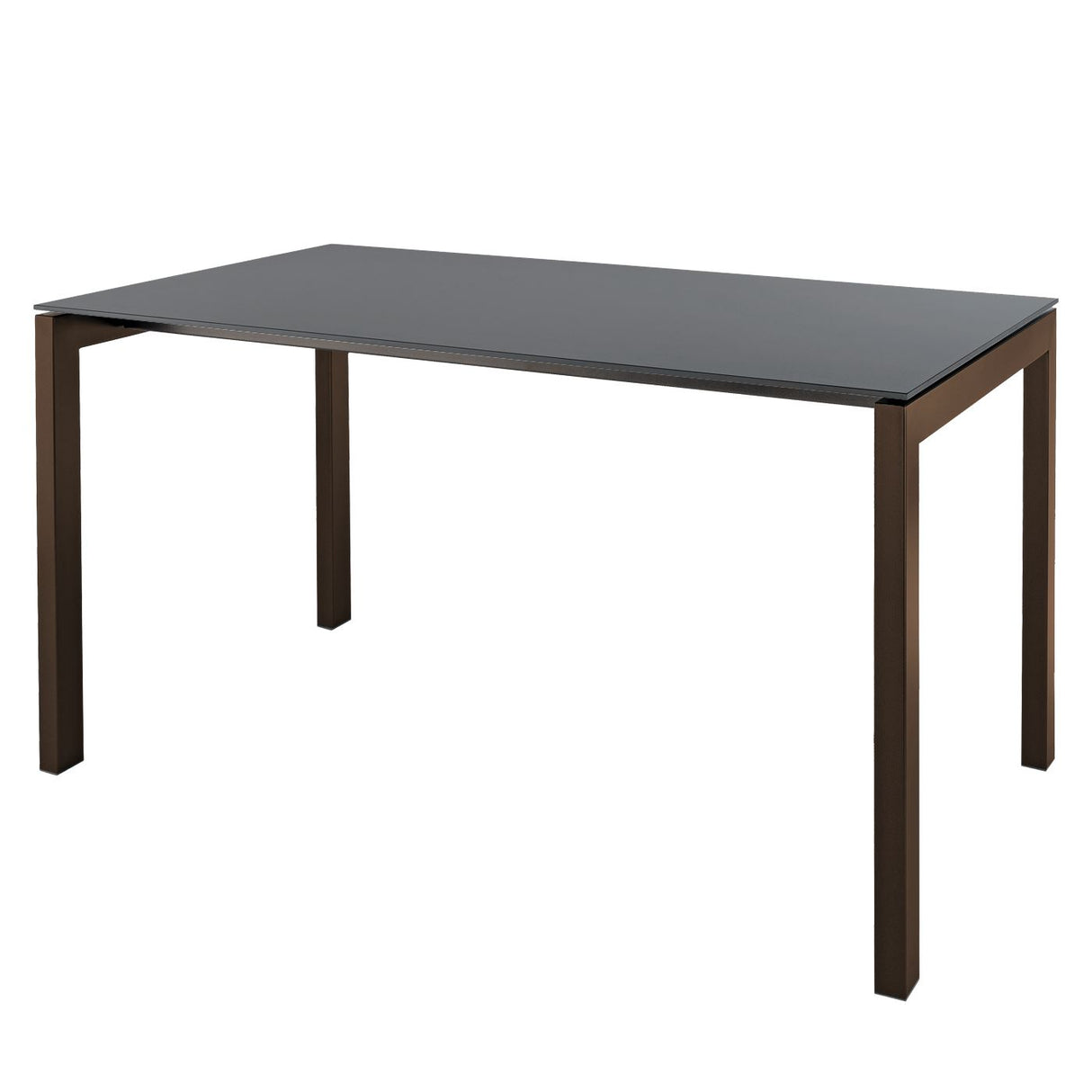 Schaffner Luzern table repas 220x100cm Moka 88 Graphite 73 