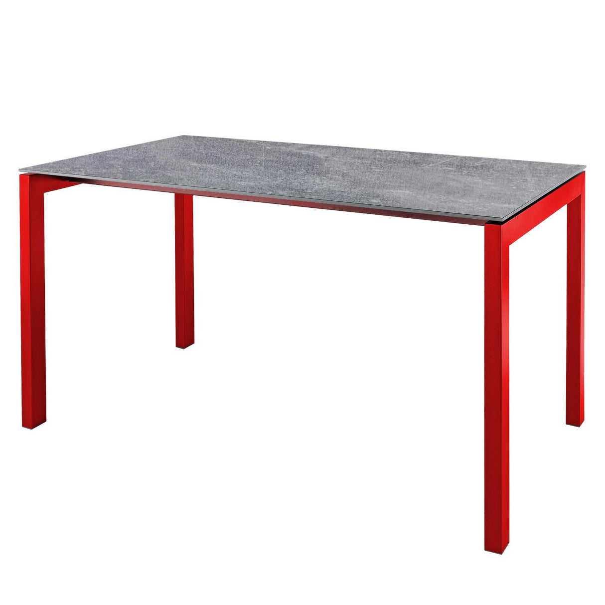 Schaffner Luzern table repas 220x100cm Rouge 30 Déco Béton dd 