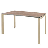 Schaffner Luzern table repas 220x100cm Sable Pastel 15 Déco Chêne de 