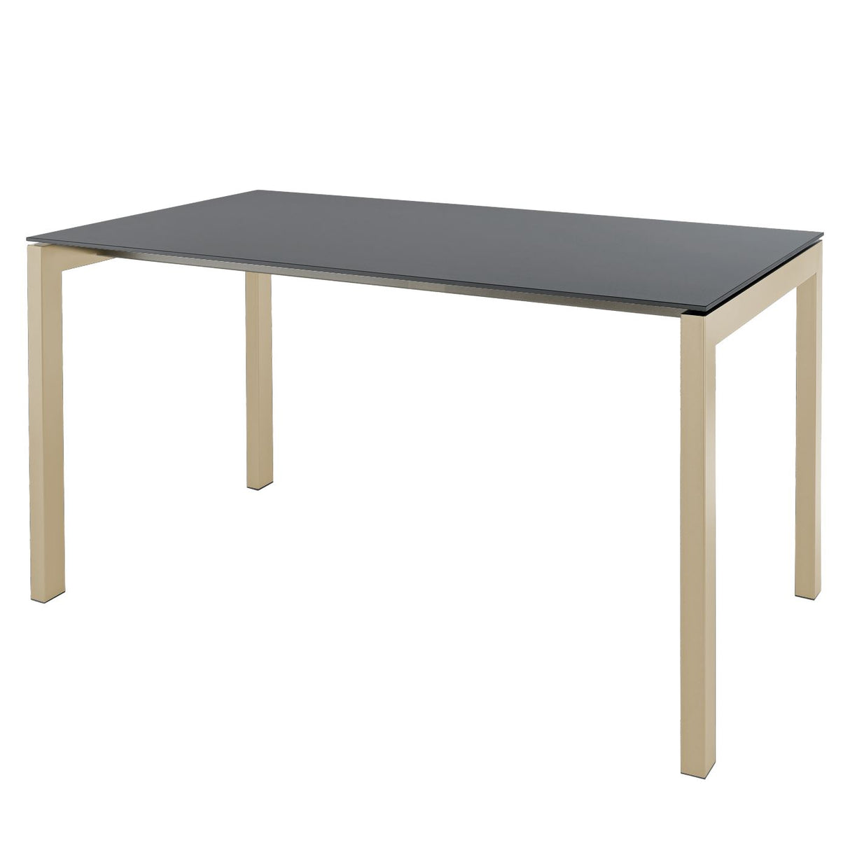 Schaffner Luzern table repas 220x100cm Sable Pastel 15 Graphite 73 