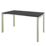 Schaffner Luzern table repas 220x100cm Vert Pastel 64 Anthracite 77 