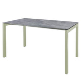 Schaffner Luzern table repas 220x100cm Vert Pastel 64 Déco Béton dd 