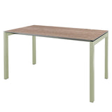 Schaffner Luzern table repas 220x100cm Vert Pastel 64 Déco Chêne de 