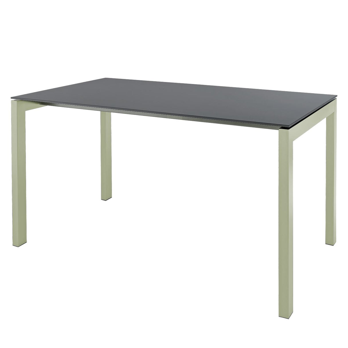 Schaffner Luzern table repas 220x100cm Vert Pastel 64 Graphite 73 