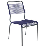 Schaffner Rigi chaise Spaghetti Antracite 77 Bleu 53 